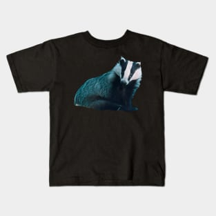 badger - Woodland Themed Kids Room, Funny Gifts For Forester, Cute Animals Kids T-Shirt